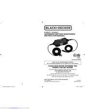 Black + Decker BM3BCA Instruction Manual