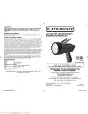 Black + Decker LEDLIB Instruction Manual