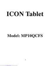 ICON 351834 Manual