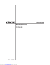 Dacor DTI30M977BB User Manual