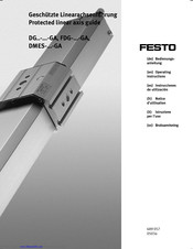 Festo FDG-...-GA Series Operating Instructions Manual