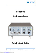 RTX 6001 Quick Start Manual