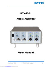 RTX 6001 User Manual