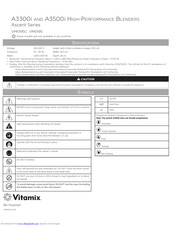 Vitamix A3500i User Manual