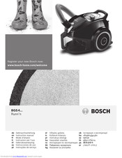 Bosch Runn'n BGS4UGOLD4 Instruction Manual