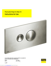 Viega 8315.1 Instructions For Use Manual