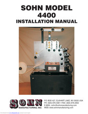 Sohn 4400 Installation Manual