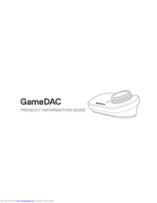 SteelSeries GameDAC Product Information Manual