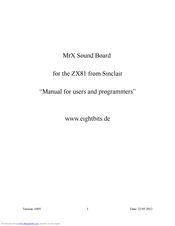 Sinclair MrX Manual
