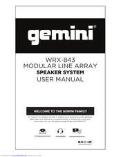 Gemini WRX-843 Series User Manual
