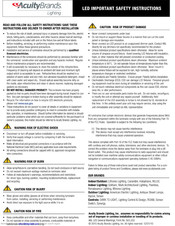 Acuity Brands Lighting RUBIK 3CL Installation Instructions Manual