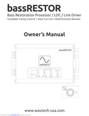 WavTech bassRESTOR Owner's Manual