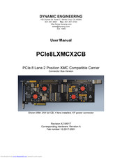 Dynamic Engineering PCIe8LXMCX2CB User Manual