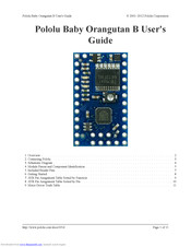 Pololu Corporation Baby Orangutan B-48 User Manual