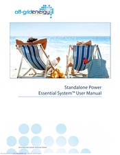 Off-Grid energy Standalone Power Essential System User Manual