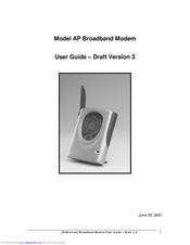 IPWireless AP Broadband modem User Manual