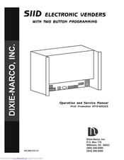 Dixie Narco SIID Operation And Service Manual