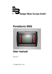 Badger Meter PortaSonic 9000 User Manual