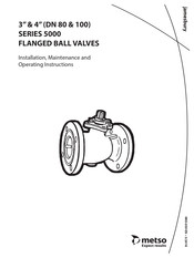 metso Jamesbury 5000 series Installation Maintenance And Operating Instructions