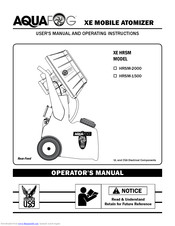 Aquafog HRSM-2000 User's Manual And Operating Instructions