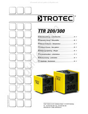 Trotec TTR 200 Operating Manual