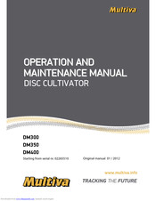 Multiva DM400 Operation And Maintenance Manual