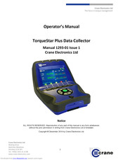Crane Electronics TorqueStar Plus Operator's Manual