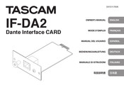 Tascam IF-DA2 Owner's Manual