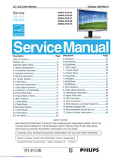 Philips 220B4LPCB/27 Service Manual