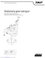 Lincoln 2435 User And Maintenance Instructions