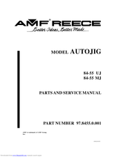 AMF 84-55 UJ Parts And Service Manual