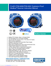 PRECISION DIGITAL ProtEX Series Instruction Manual