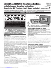 Murphy EMS448 Installation And Operation Instructions Manual