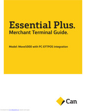 CAN Move5000 Merchant Terminal Manual