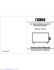 Naxa NTD-2460 Instruction Manual