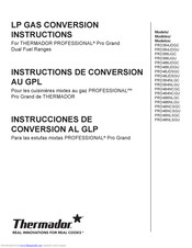 Thermador PROFESSIONAL PRO GRAND Instructions Manual