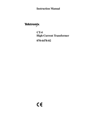 Tektronix CT-4 Instruction Manual