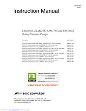 BOC Edwards E1M175S Instruction Manual