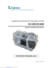 Fuji Clean CE-4200 Operation & Maintenance Manual