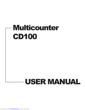 Optoelectronics CD100 User Manual