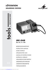 Monacor SIC-540 Instruction Manual