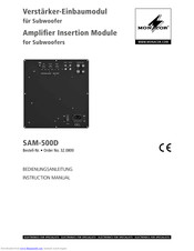 Monacor SAM-500D Instruction Manual