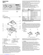 festo SRBF-C series Operating Instructions Manual