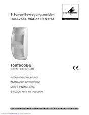 Monacor SOUTDOOR-L Installation Instructions Manual