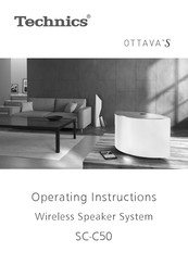 Technics ottava S SC-C50 Operating Instructions Manual
