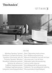 Technics Ottava S SC-C50 Basic Operating Instructions Manual