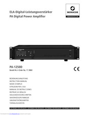 Monacor PA-1250D Instruction Manual