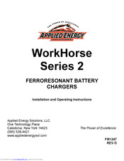 Applied Energy Solutions WorkHorse Operating Instructions Manual