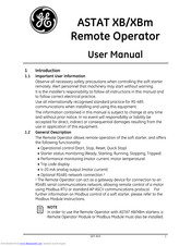 GE ASTAT XB User Manual