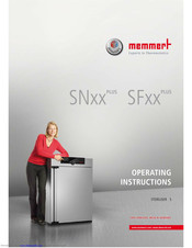 Memmert Sn Series Operating Instructions Manual